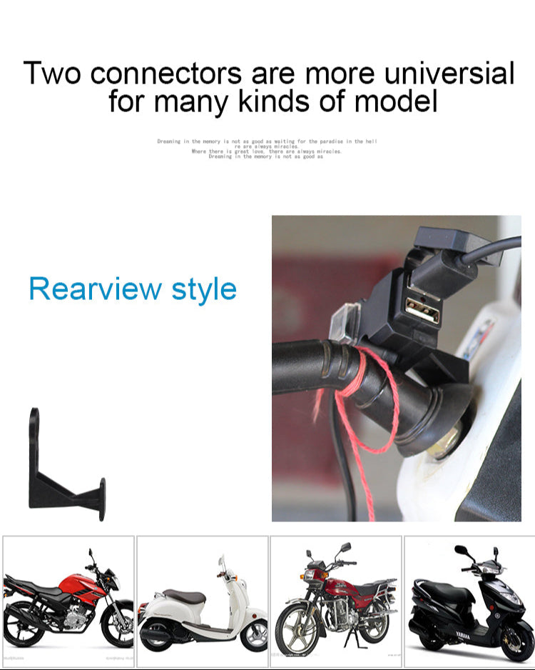 Dual USB port Mirror Mount