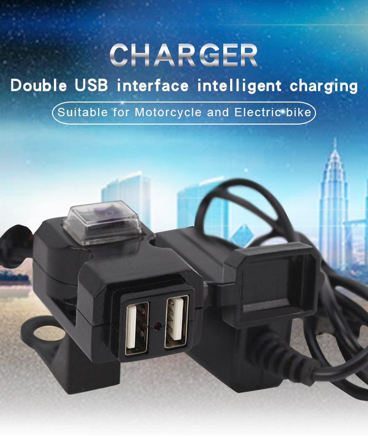 Dual USB for ebike Intelligent charge 