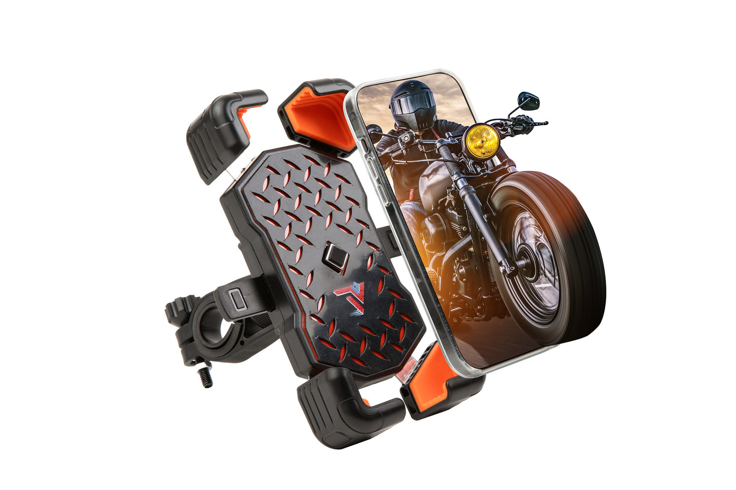 Diamond Cell Phone Speed Mount Orange