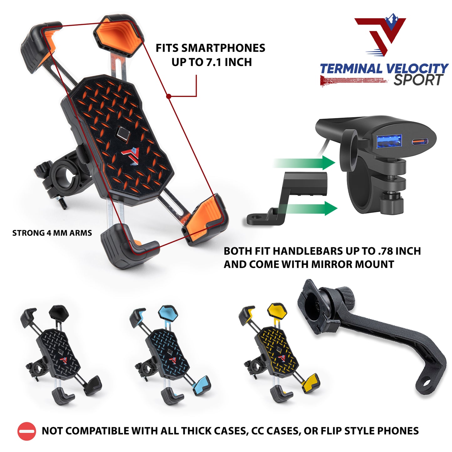Cell Phone Speed Mount With Dual USB Fit instructions